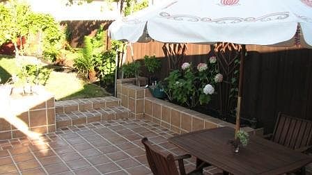 Mature Sunny Patio