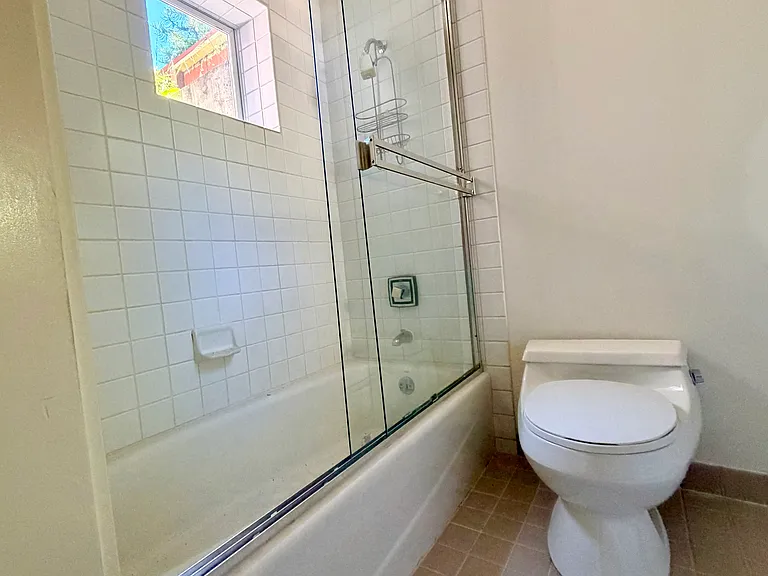 Ensuite bathroom to master bedroom on lower level