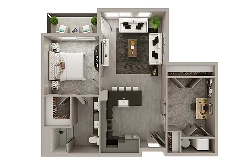 Floor plan A5 + Den