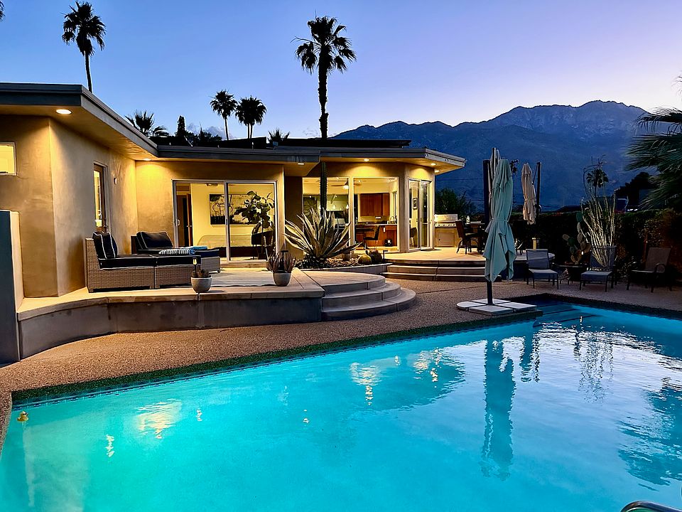 San Jacinto over the pool