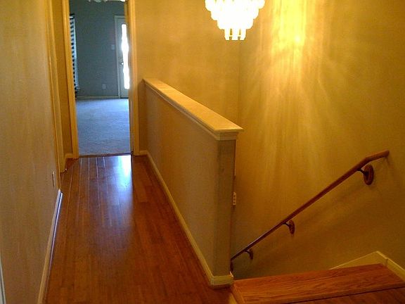 hallway to master bedroom