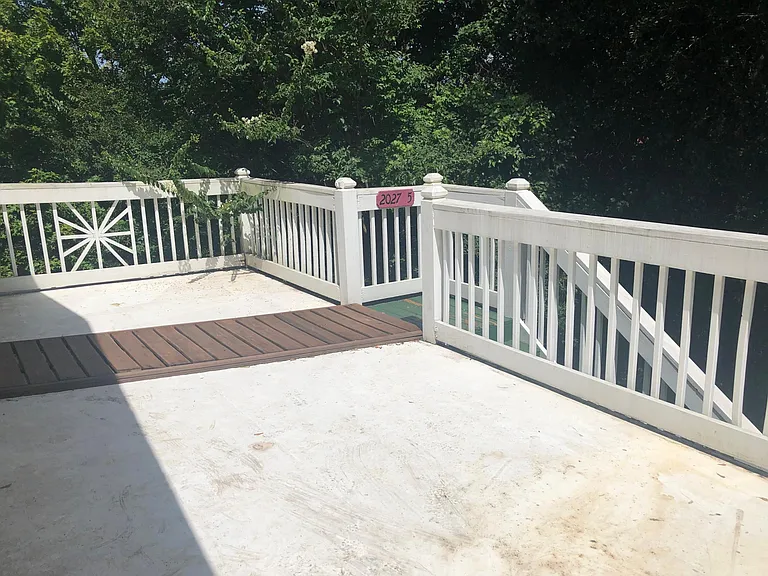 Private setting with lots of trees