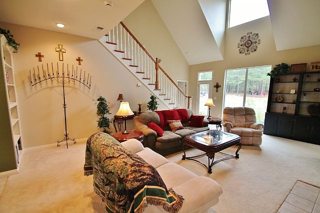 Main living room. Neutral paint color.