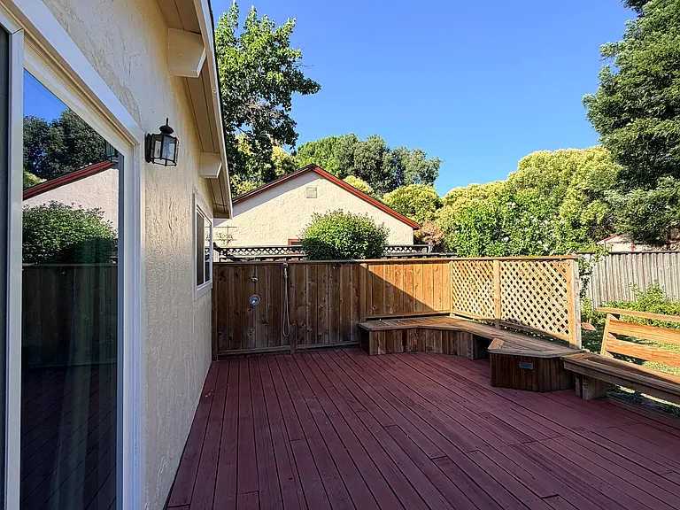 Backyard deck