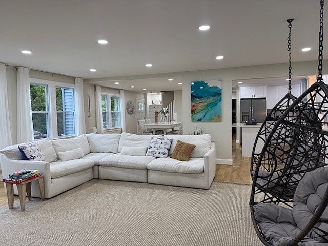 Open dining/living area