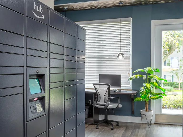 Say goodbye to missed deliveries! Our Amazon Hub lockers ensure secure, contactless package retrieval anytime.