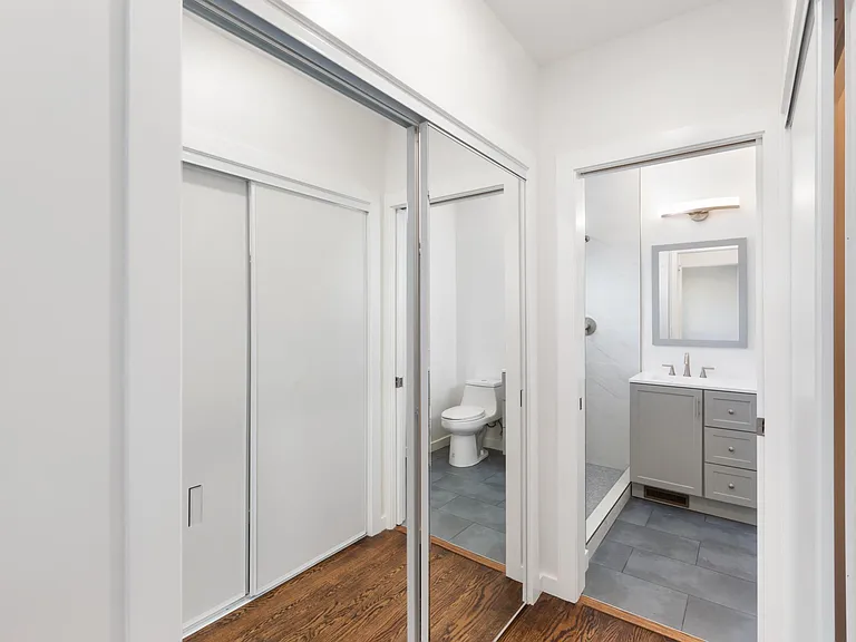 Master bedroom walk-in closet