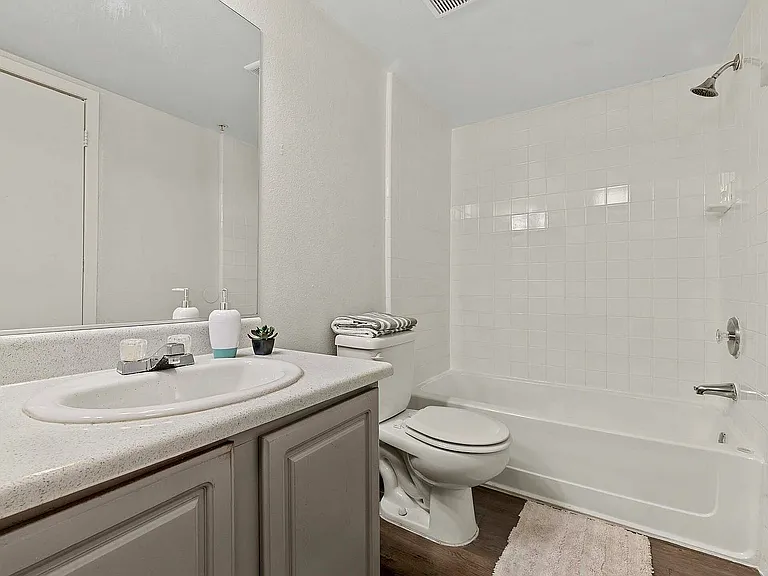 Experience luxury in this elegantly designed bathroom with modern finishes and a serene ambiance.