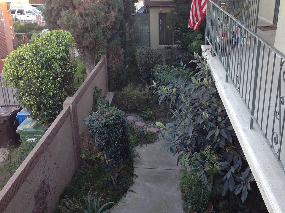 Garden Courtyard with security gate access