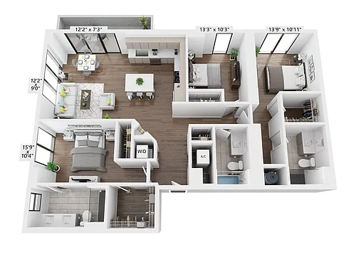 Floor plan C1