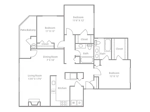Floor plan Dogwood