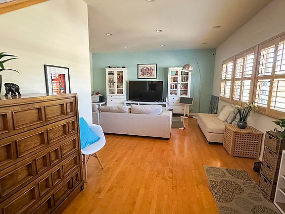 Entry way and living room