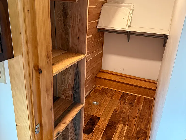 Master walk-in closet