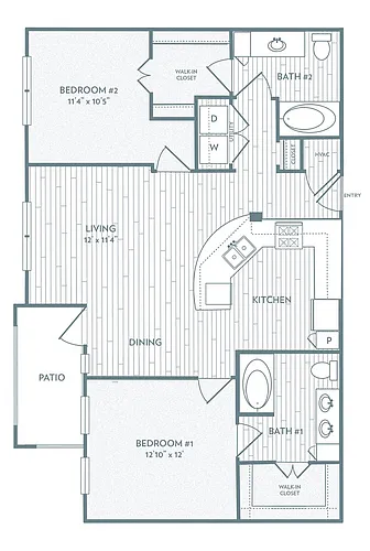 Floor plan B3 - Rome