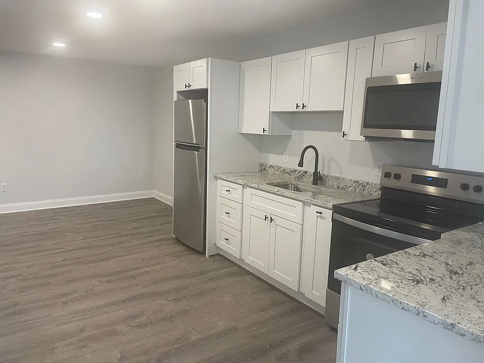 Kitchen and part of Living room