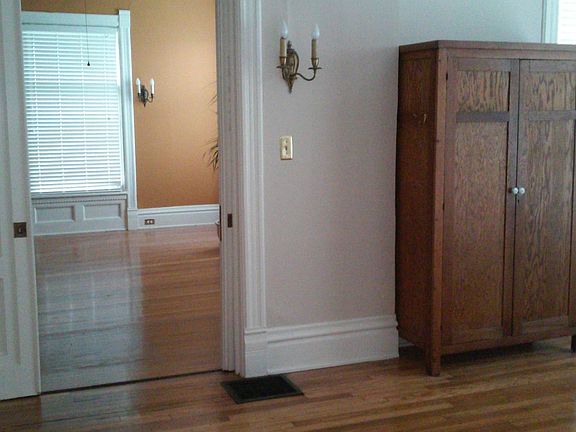 bedroom with pocket doors