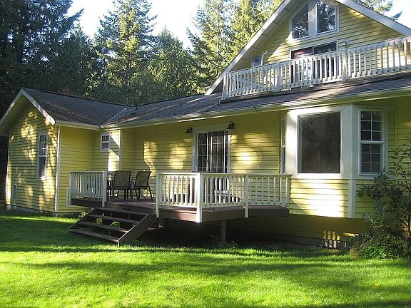 Your back porch. (Railings have been upgraded since this photo was taken). Downstairs is yours.