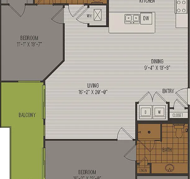 C4 floor plan 2626 Fountain View