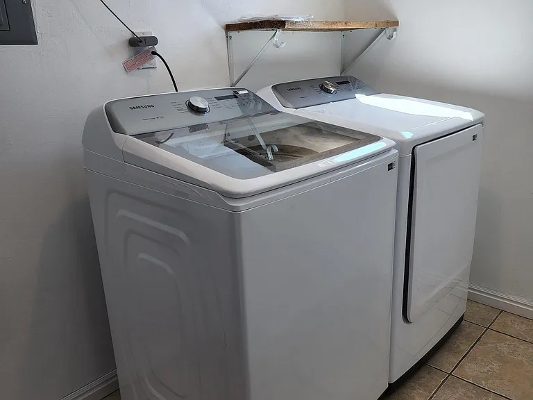 Laundry- New Washer and Dryer