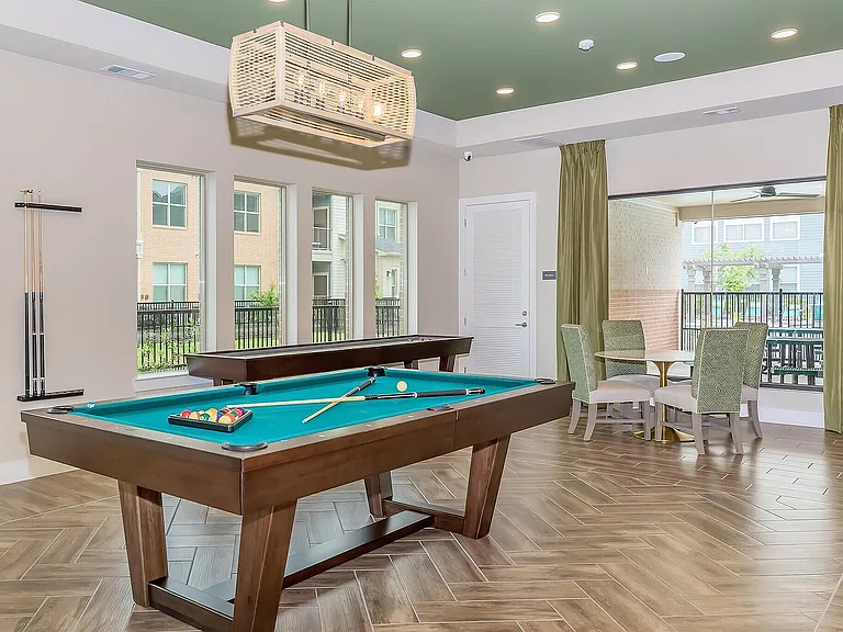 Unwind and Play in the Game Room at Cityscape Apartments