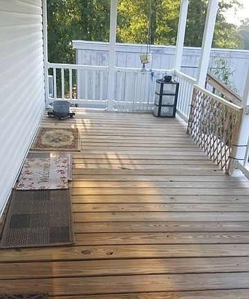 Porch covered and attached