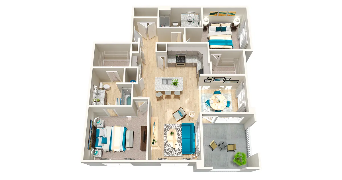 Floor plan B7 1291 2/2