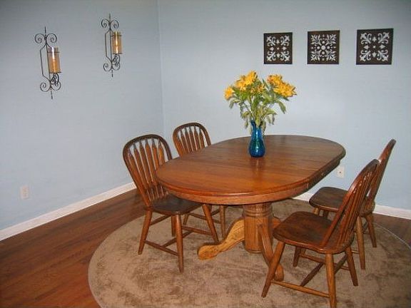 New Dining Room with Oak Hardwood