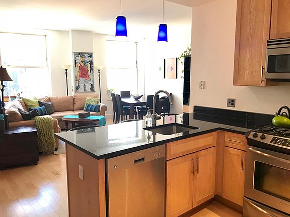 Open kitchen great for entertaining!