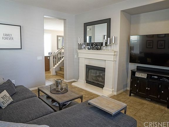 Super cute living room just off the kitchen