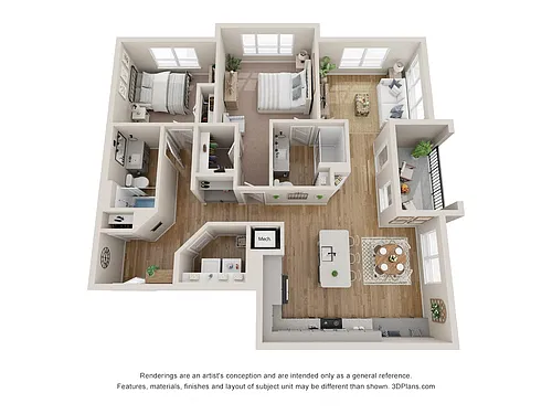 Floor plan B2J