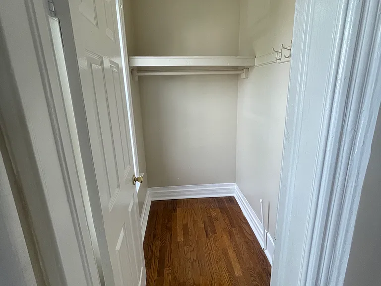 Walking bedroom closet