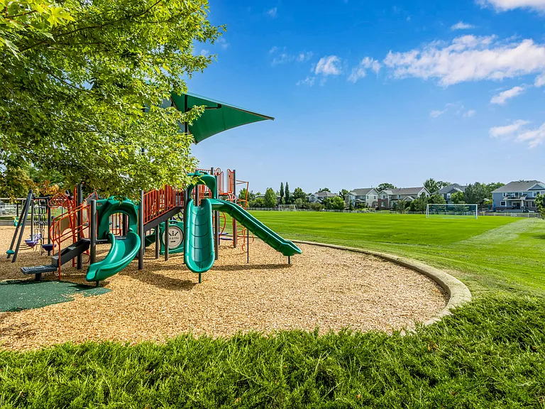 Larger Park only 3 houses away with play structures, soccer fields, picnic area, baseball field and more