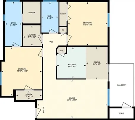 2BR/2BA - B2 2BR/2BA - B2