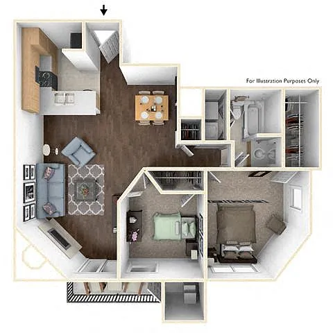 Floor plan 2X1A