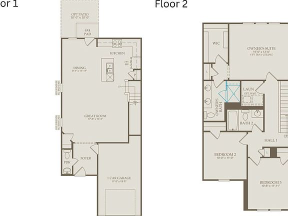 Floor Plan Level 1 Level 2