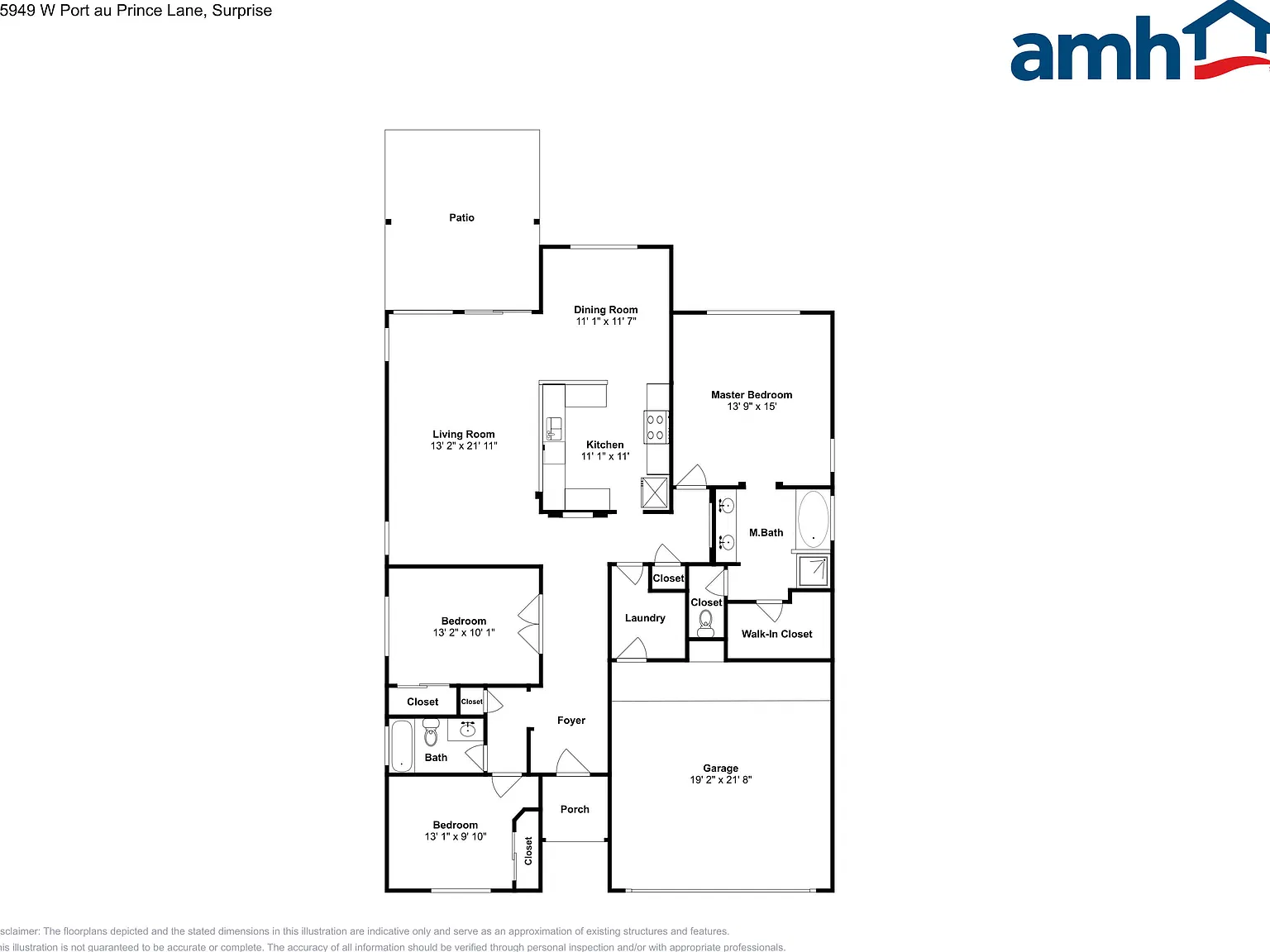 3 bed, 2.0 bath, 1624 sqft, $2,040 — Photo 2