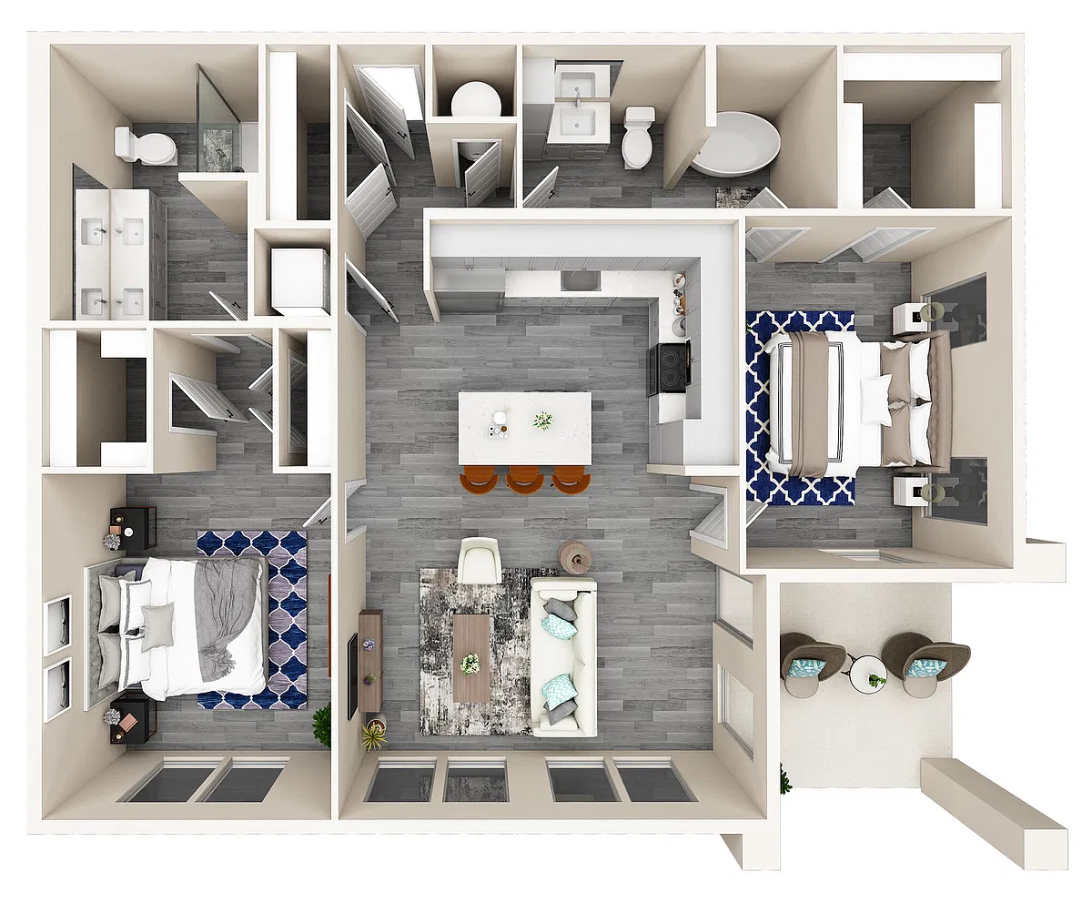 Floor plan B4