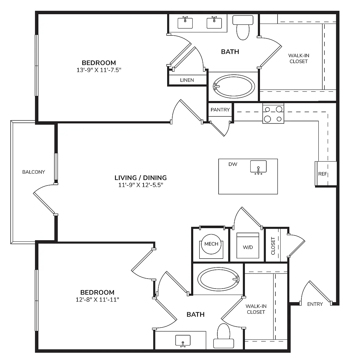 Floor plan B3