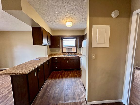 Kitchen with amble cabinet space
