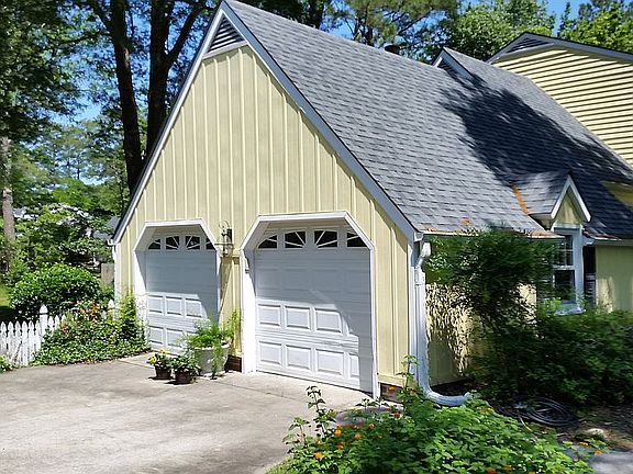 Two car attached garage
