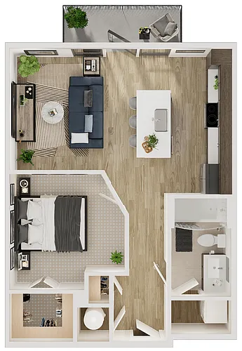 Floor plan A1p