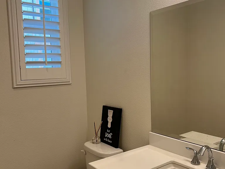 1st floor, half bathroom