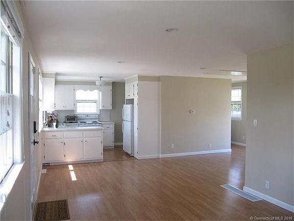 Looking into the kitchen