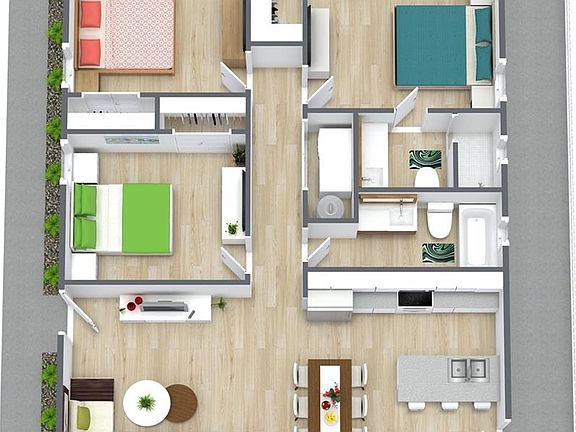 2nd image of 1020 Palm Cir APT 1