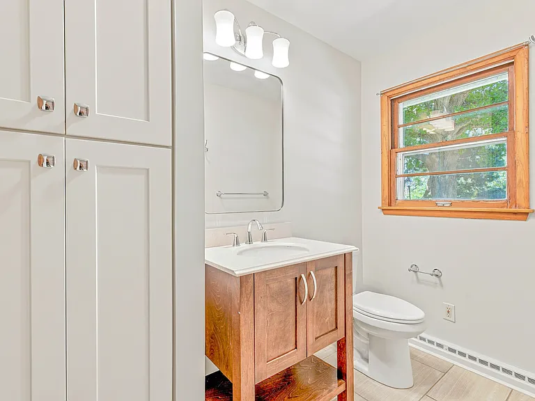 Custom vanity cabinet for lots of storage