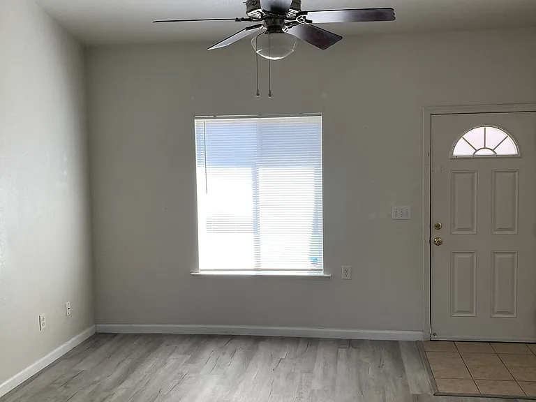 Front door to living room area