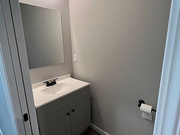 Downstairs half bath