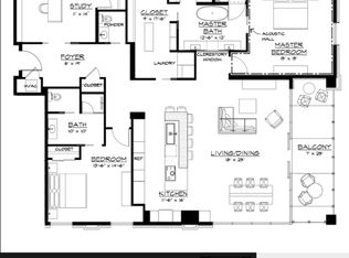 D Plan, Davenport Lofts, Tulsa, OK 74103