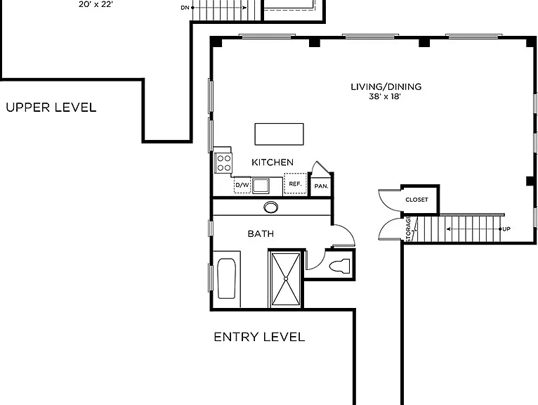 The Rice - C3 - 1x1-PH - 1 Beds - 1 Baths - 1602 Sq. ft.