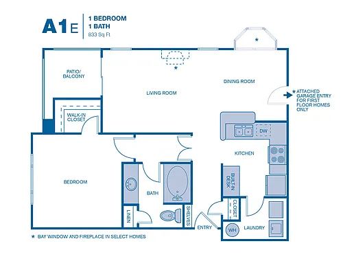 Floor plan A1E